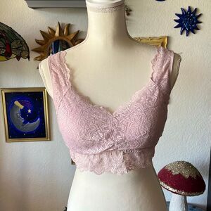 Unbranded Size 3XL blush pink lace bra